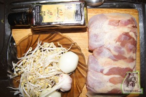кулинарный рецепт курица с пророщенной соей (маш-маш)