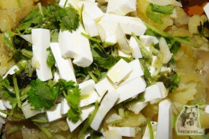 Кулинарный рецепт молодая картошка с сыром и зеленью