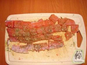 Кулинарный рецепт шашлык из свежего дальневосточного лосося