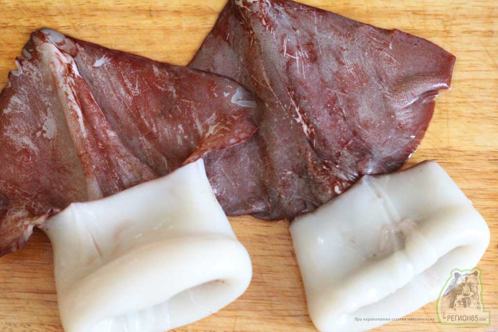 Рецепт кальмар и минтай обжаренные в корейском кляре