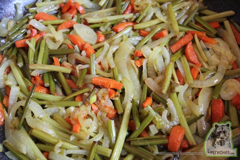 Кулинарный рецепт с фотографиями как приготовить быстро вкусно осьминоги с чесночными стрелками